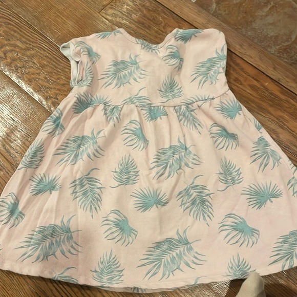 EUC Grayson Threads Mini Pink Dress with Palm Tree Print Size 5T - Picture 6 of 6